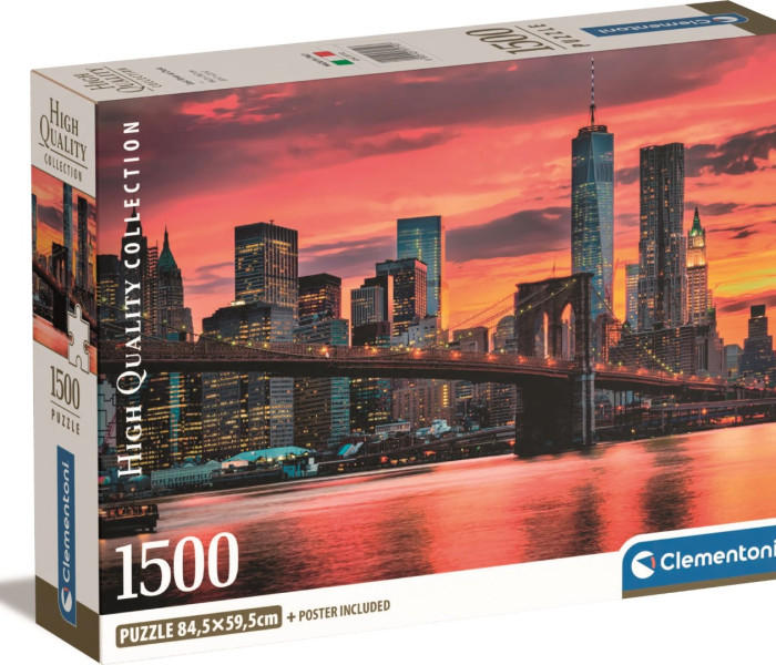 Puzzle - Clementoni - East River za súmraku