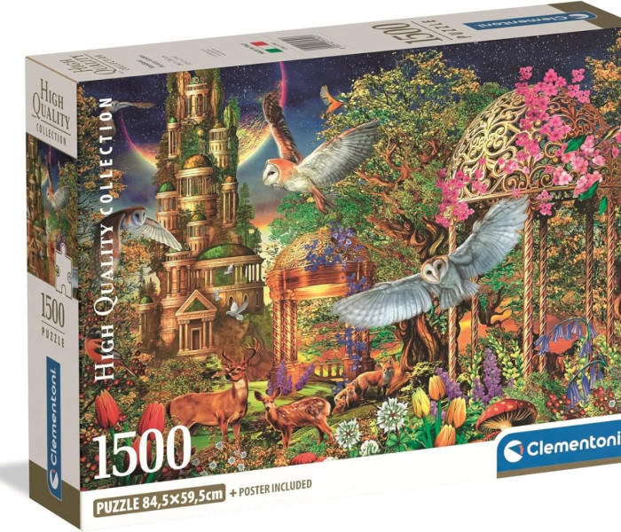 Puzzle - Clementoni - Záhrada lesnej fantázie