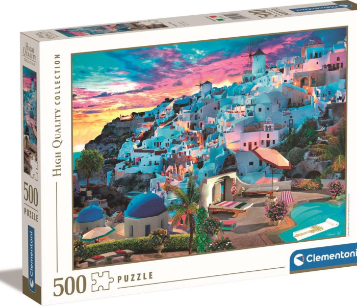 Puzzle - Clementoni - Santorini, Grécko