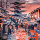 Puzzle - Clementoni - Večer v Kjóte