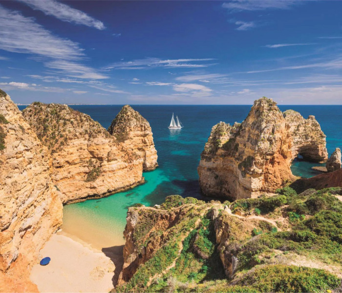 Puzzle - Clementoni - Zátoka v Algarve, Portugalsko