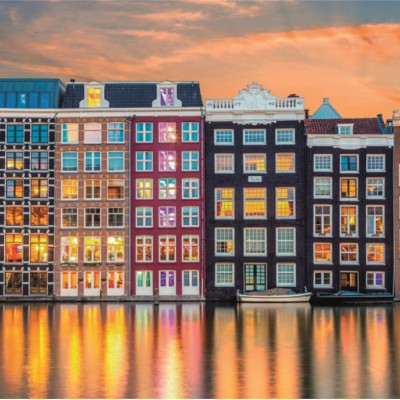 Amsterdam vibrante - Puzzle Panoramico