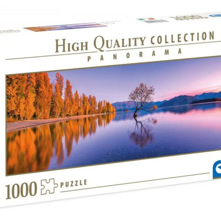 Jazero Wanaka, Nový Zéland - Panoramatické puzzle