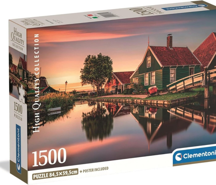 Puzzle - Clementoni - Dedina Zaanse Schans