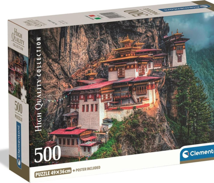 Puzzle - Clementoni - Klasztor Gniazdo Tygrysa, Bhutan
