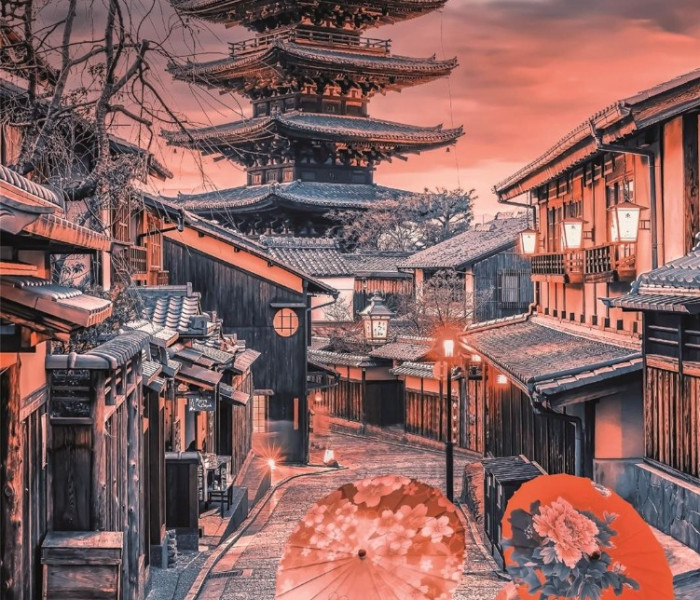 Puzzle - Clementoni - Sera a Kyoto