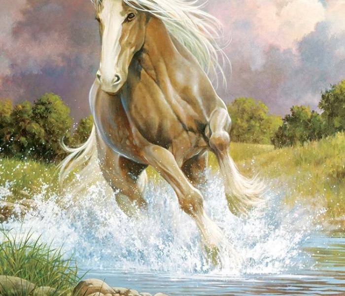 Puzzle - Cobble Hill - Kôň bežiaci riekou