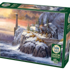 Puzzle - Cobble Hill - Maják v zime