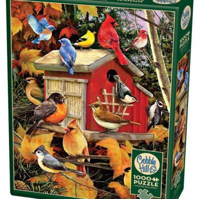 Vtáčia búdka na jeseň