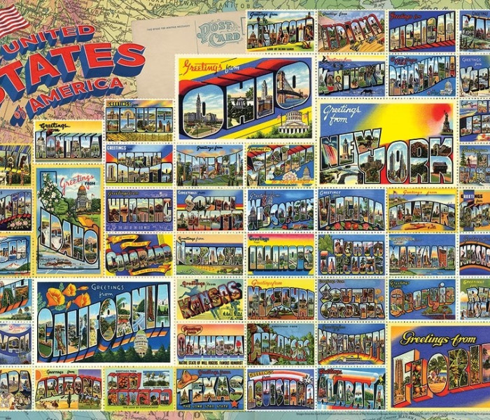 Puzzle - Cobble Hill - Americké pohlednice