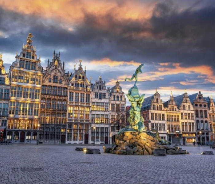 Puzzle - Dino - Búrka nad Antverpami Svietiace puzzle