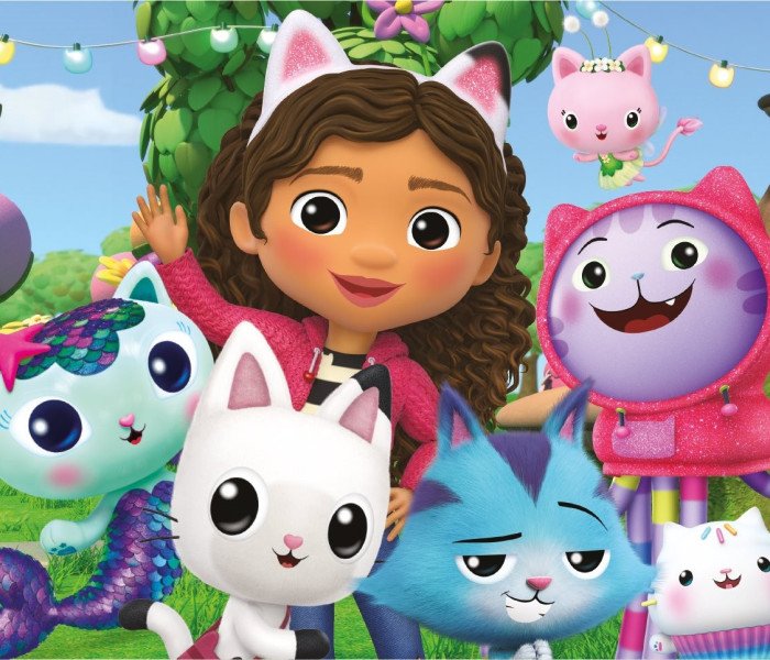 Puzzle - Dino - Gábi în grădină