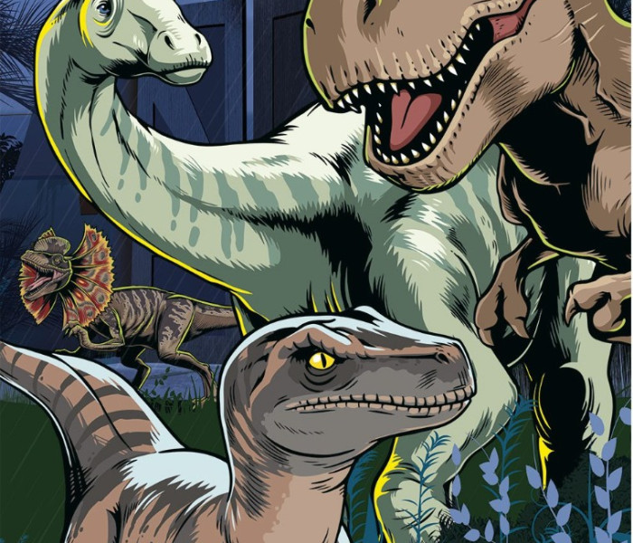 Puzzle - Dino - Jurský Svet Svietiace puzzle