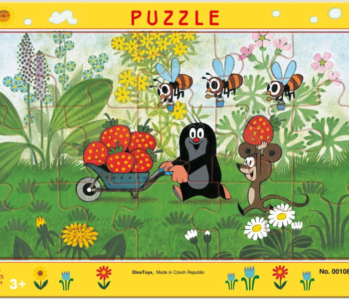 Puzzle - Dino - Kret w podróży