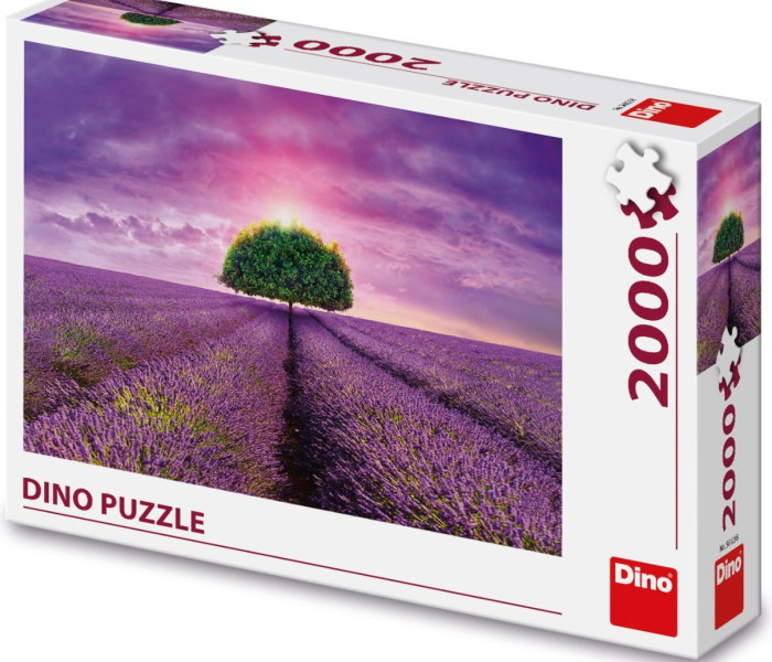 Puzzle - Dino - Levandulové pole