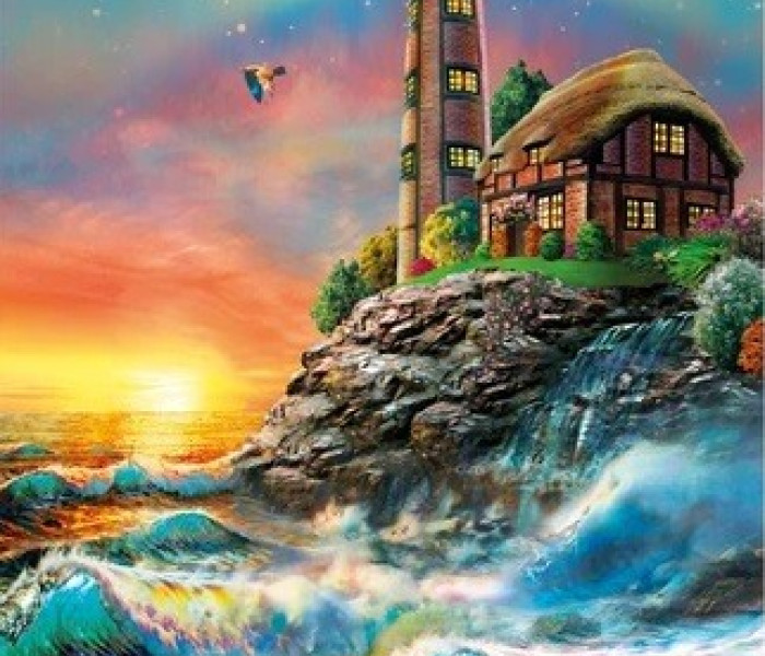 Puzzle - Dino - Maják Svietiace puzzle