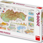 Puzzle - Dino - Mapa Słowacji