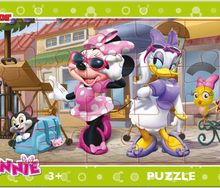 Puzzle - Dino - Minnie na Montmartri