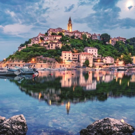 Ostrov Krk - Panoramatické puzzle