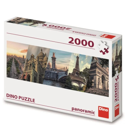 Paríž Koláž - Panoramatické puzzle
