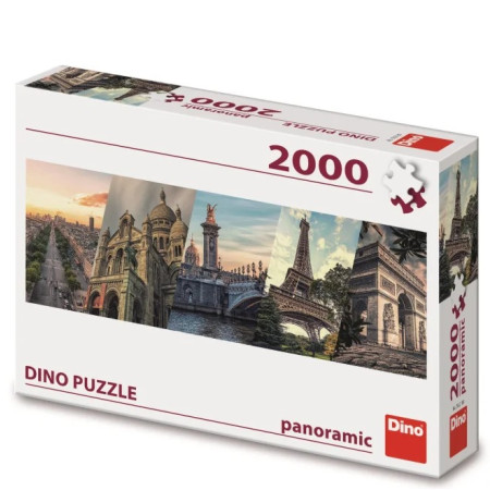 Paríž Koláž - Panoramatické puzzle