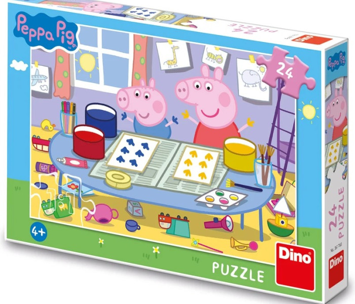 Puzzle - Dino - Peppa Pig Výtvarník