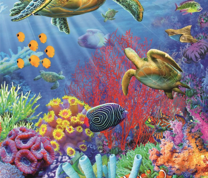 Puzzle - Dino - Podmorský svet  Svietiace puzzle