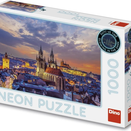 Pohľad na Hradčany Svietiace puzzle