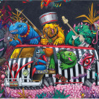 Puzzle - Dino - Príšerky na tripe