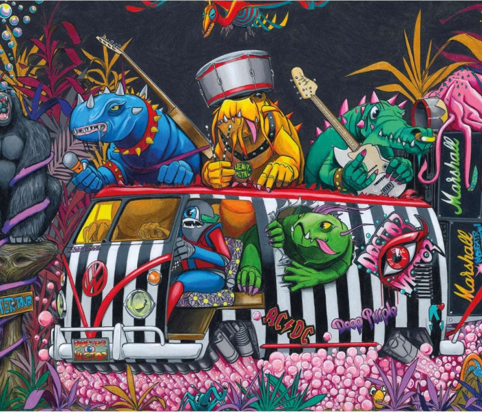 Puzzle - Dino - Príšerky na tripe