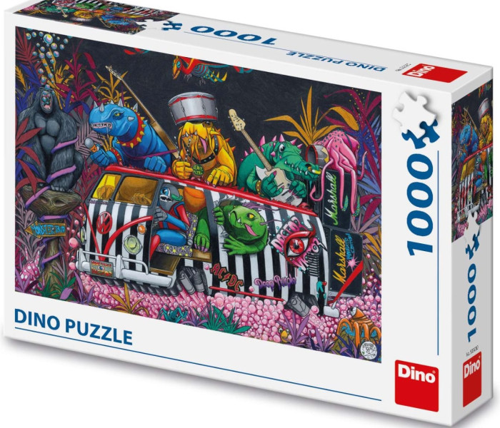 Puzzle - Dino - Príšerky na tripe
