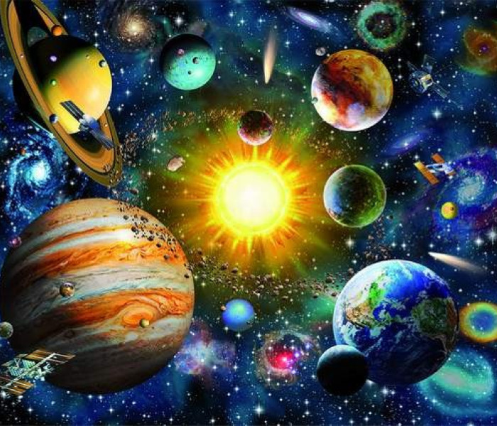 Puzzle - Dino - Układ Słoneczny