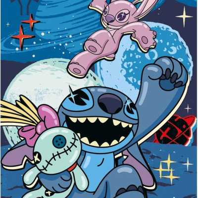 Stitch Világító kirakós