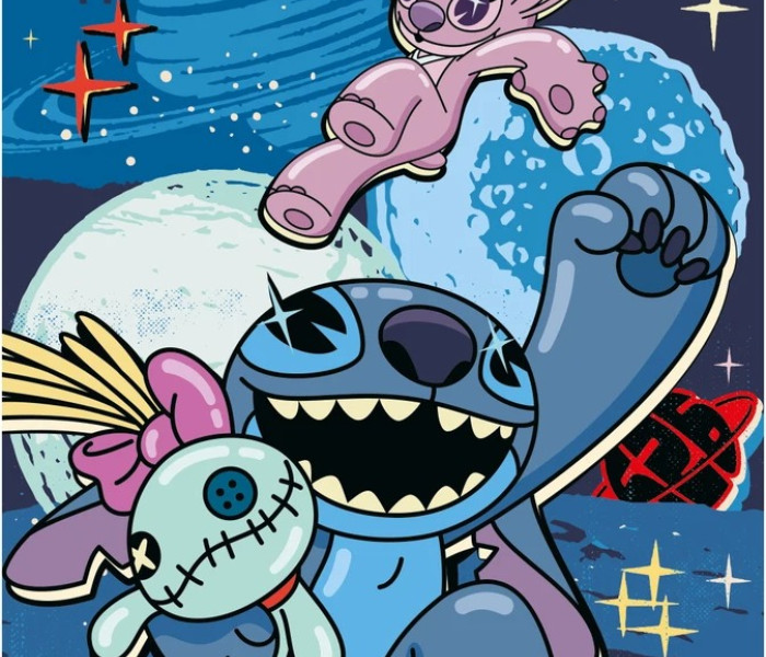 Puzzle - Dino - Stitch Világító kirakós