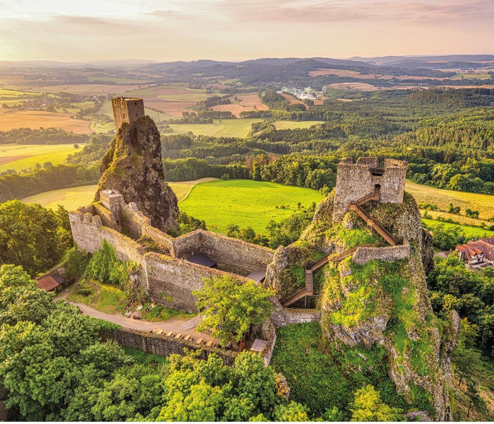 Puzzle - Dino - Zrúcanina hradu Trosky