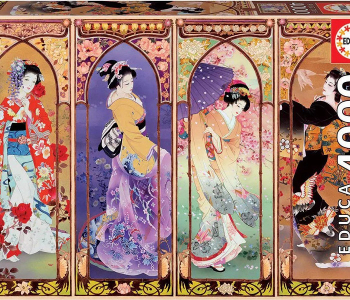 Puzzle - Educa - Japonská koláž