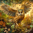 Puzzle - Enjoy - Múdra sova