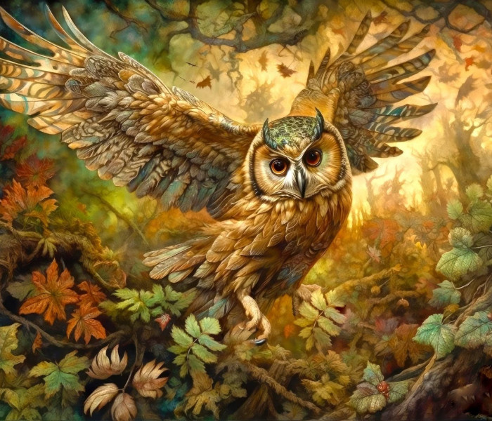 Puzzle - Enjoy - Múdra sova