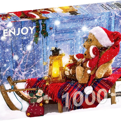 Plyšoví medvídci v santovských čepicích