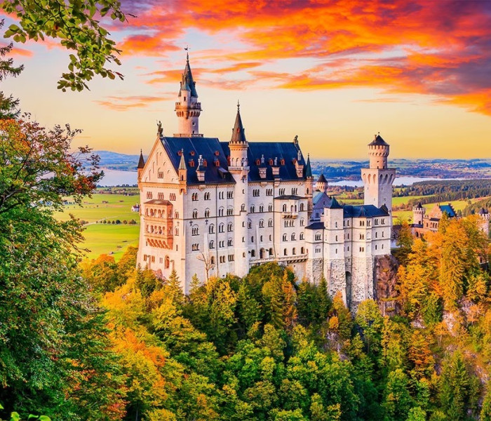 Puzzle - Enjoy - Castelul Neuschwanstein toamna în Germania