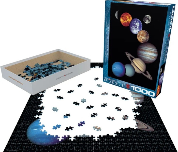 Puzzle - Eurographics - Solární systém NASA
