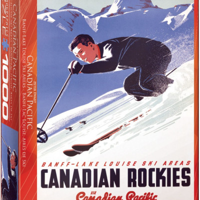Lyžiar Banff Lake Louise Ski Areas