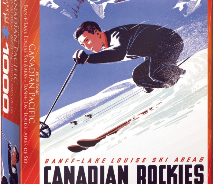 Puzzle - Eurographics - Lyžiar Banff Lake Louise Ski Areas