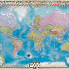 Puzzle - Eurographics - Mapa sveta