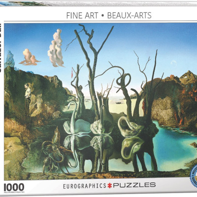 Salvador Dalí Labute odrážajúce slony