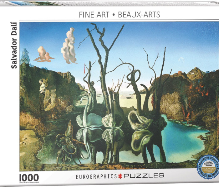 Puzzle - Eurographics - Salvador Dalí Labute odrážajúce slony