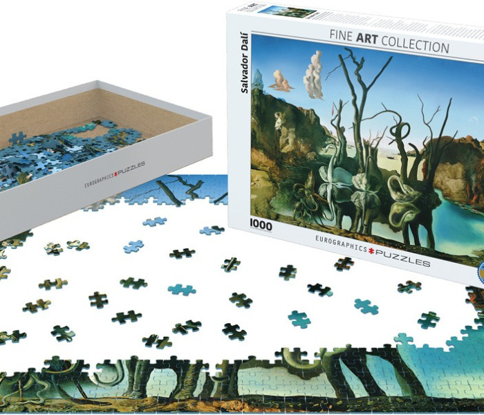 Puzzle - Eurographics - Salvador Dalí Labute odrážajúce slony
