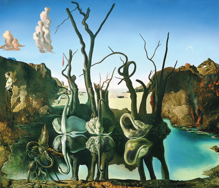 Puzzle - Eurographics - Salvador Dalí Labute odrážajúce slony