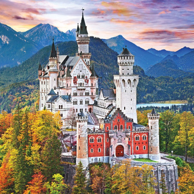 Neuschwanstein kastély (HDR)