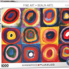 Puzzle - Eurographics - Kandinsky - Studiu de pătrate colorate